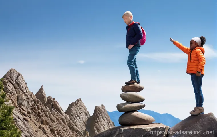 행정안전 공무원과 민간 기업의 차이점 - A diptych (two-panel image) contrasting two career environments. On the left panel: A Middle Eastern...