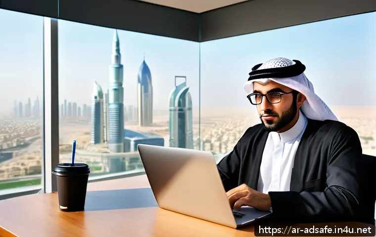 행정안전 실기 시험 유형과 꿀팁 - A professional Arab man in his 30s sitting at a modern desk in a bright, well-organized study room, ...